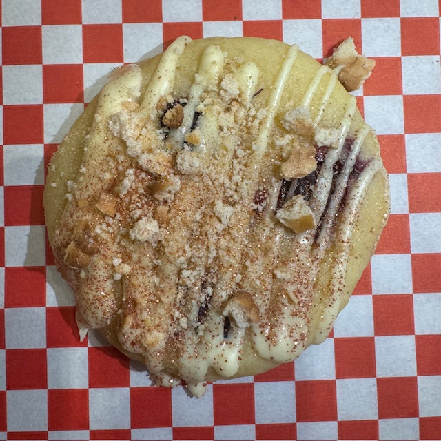 Cookie aux Myrtilles façon Cheesecake