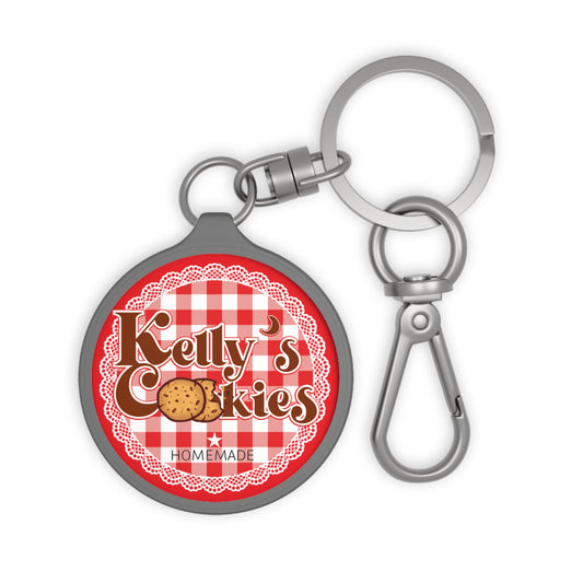 Porte-clé métallique Kelly’s Cookies – Accessoire stylé et résistant